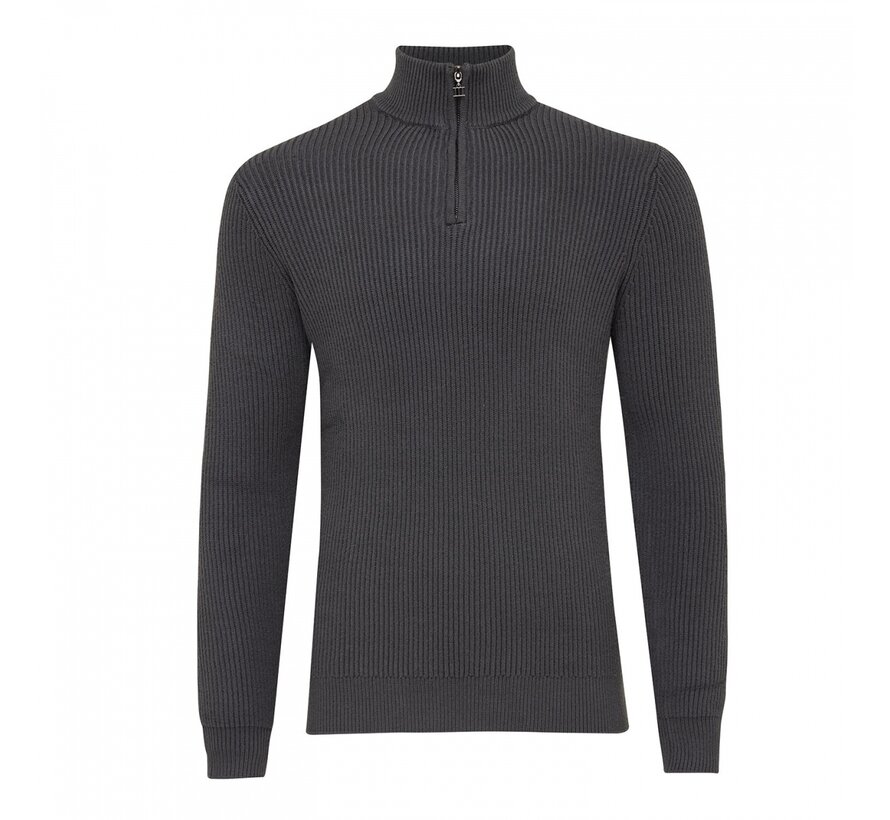 BACCA Pullover with half zipper Anthracite (TRKWHE084 - 202)