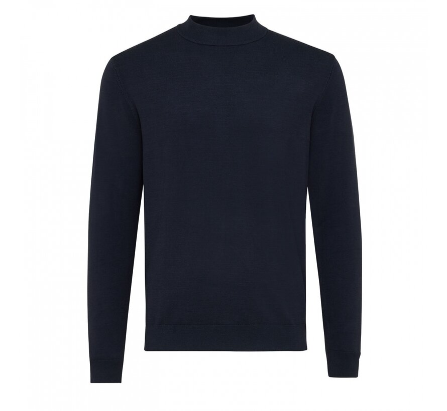 SAINT Stretch turtleneck Navy (TRKWHE046 - 803)