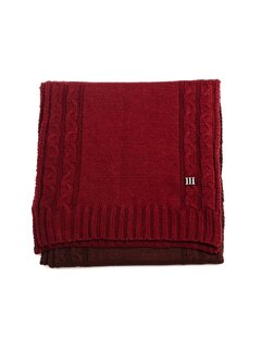 Tresanti BIAGINO colorblock knitted scarf Burgundy (TRSCHE185 - 602)