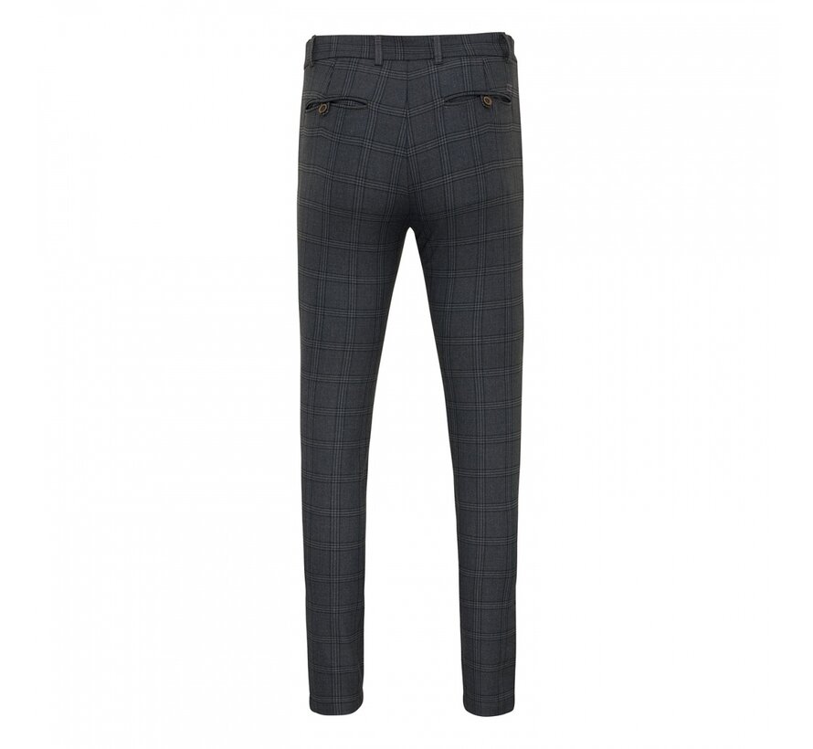 BRAMOSO Checked trouser Dark blue (TRPAHE119 - 802)