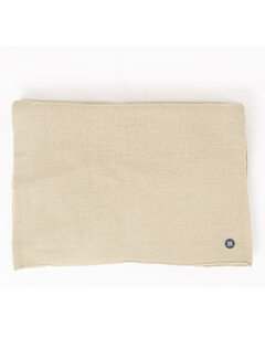 Tresanti SNOW Fine knitted scarf with rubber logo|| Beige (TRSCHE125 - 101)