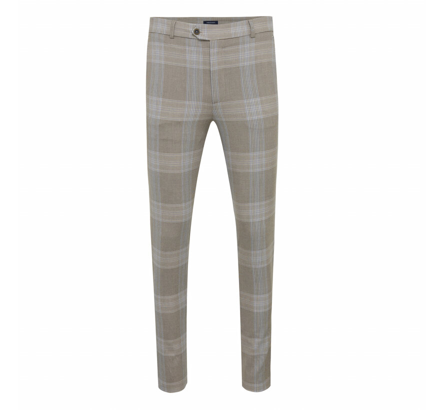 ATZARA Checked trouser Brown (TRPAHA098 - 400)