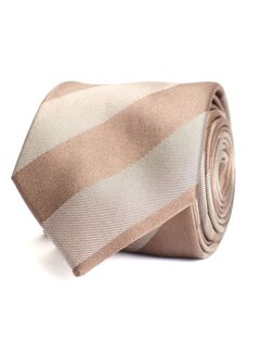 Tresanti BASSANO thick stripe tie Brown (TRTIHE315 - 400)