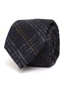 Tresanti BITTI Brushed check tie Navy (TRTIHE308 - 803)