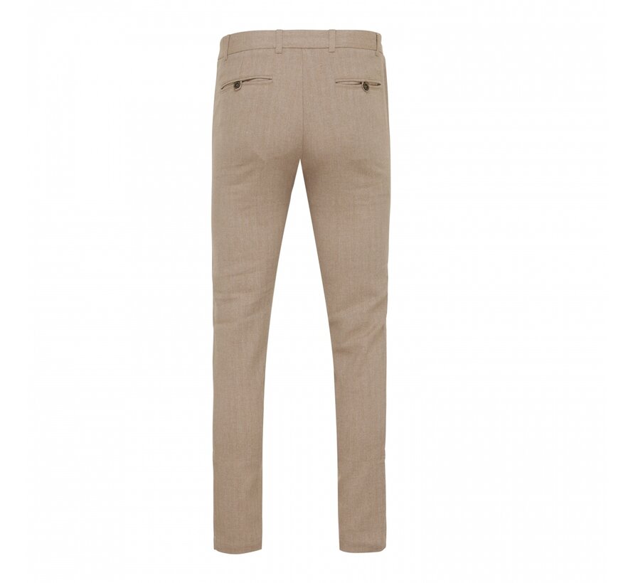 AFONSOWashed linen trouser Beige (TRPAHA094 - 101)