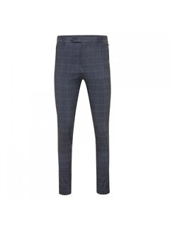 Tresanti TRESANTI ELOY Stretch pants with structure and subtle check pattern Dark blue (TRPAFE029 - 802)