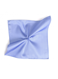 Tresanti Classic Ribbed Pocket Square Sky blue (TRHAZZ001 - 801)