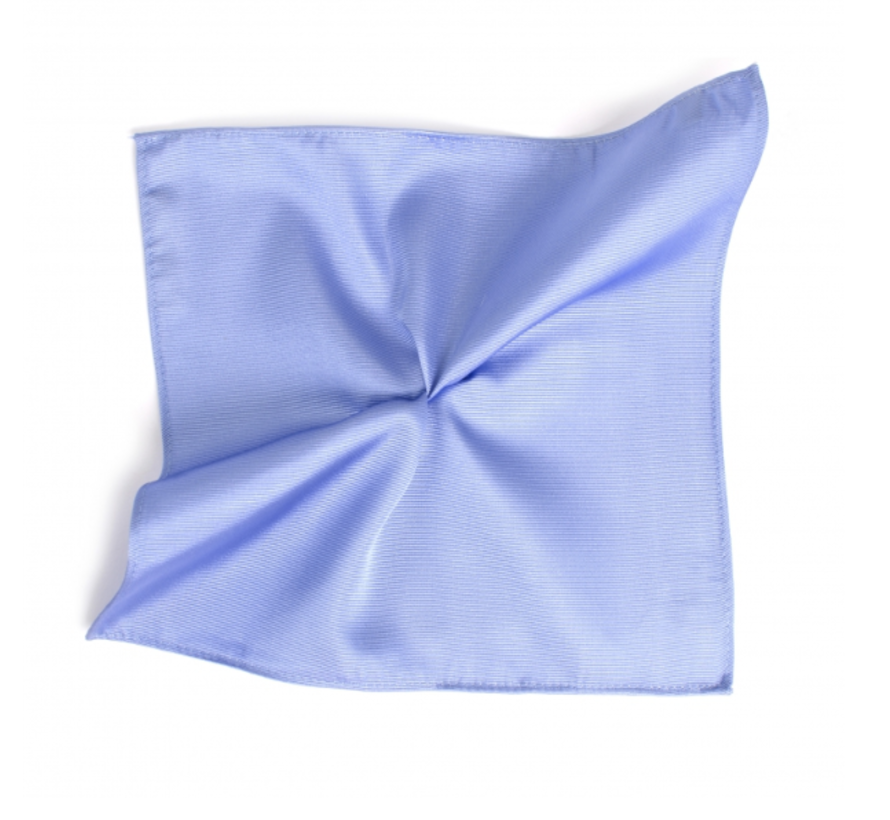 Classic Ribbed Pocket Square Sky blue (TRHAZZ001 - 801)