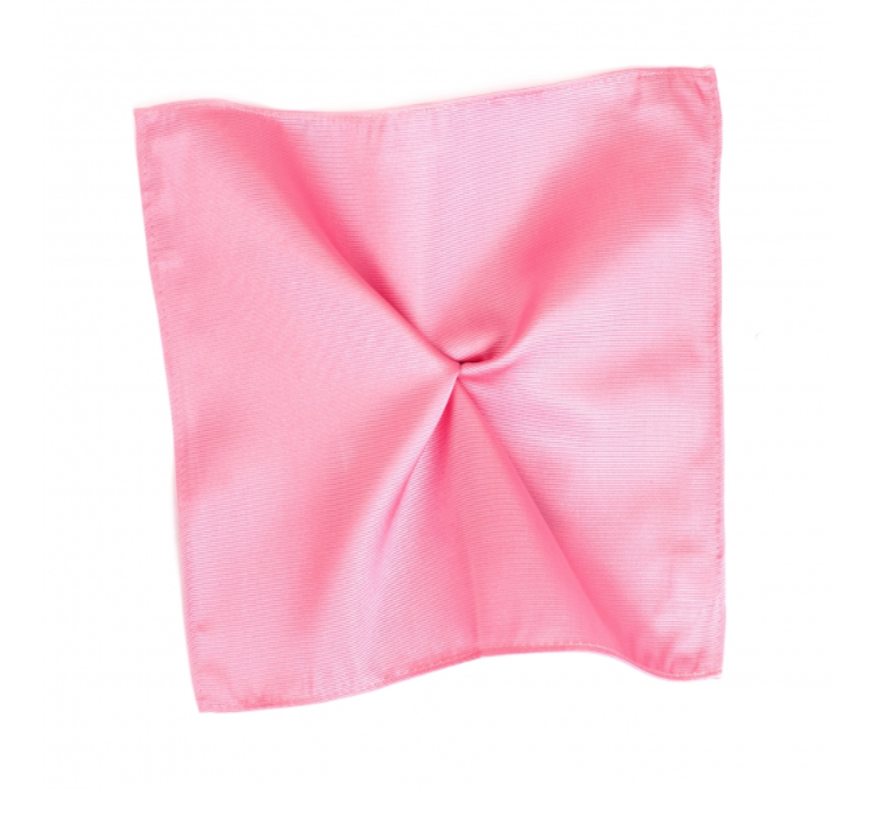 Classic Ribbed Pocket Square Pink (TRHAZZ001 - 700)