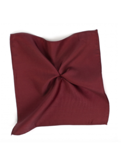 Tresanti Classic Ribbed Pocket Square Burgundy (TRHAZZ001 - 602)