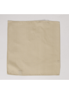 Tresanti Classic Ribbed Pocket Square Beige (TRHAZZ001 - 101)