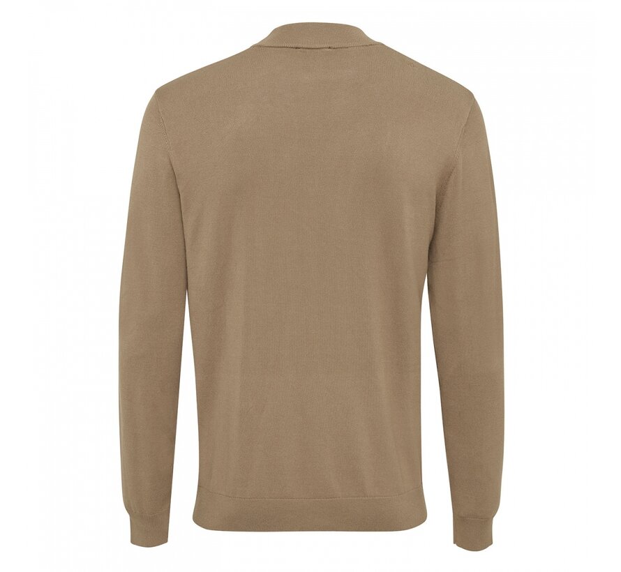 SAINT Stretch turtleneck Light brown (TRKWHE046 - 401)