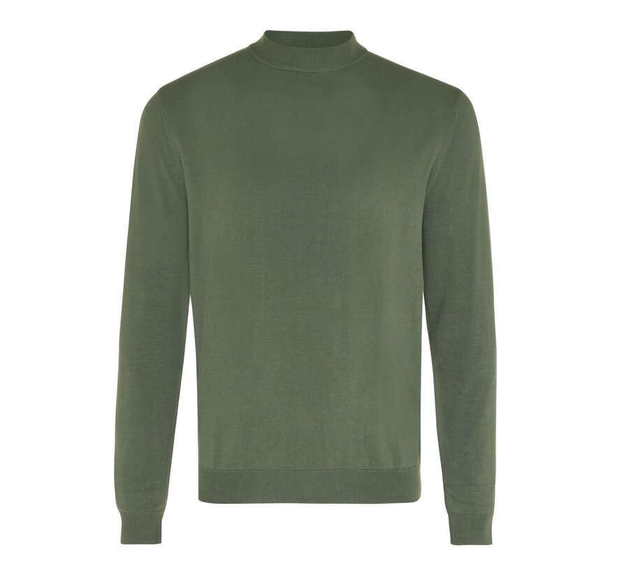 SAINT Stretch turtleneck Moss (TRKWGE046 - 907)