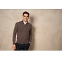 Merino/Stretch Trui Half-Zip Taupe (7.32.501.560 - 048)