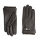 SANTO Sheepskin leather gloves lined Dark brown (TRGLHE067 - 402)