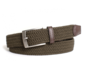 ERLING Braided belt Olive  (TRBEZZ007 - 905)