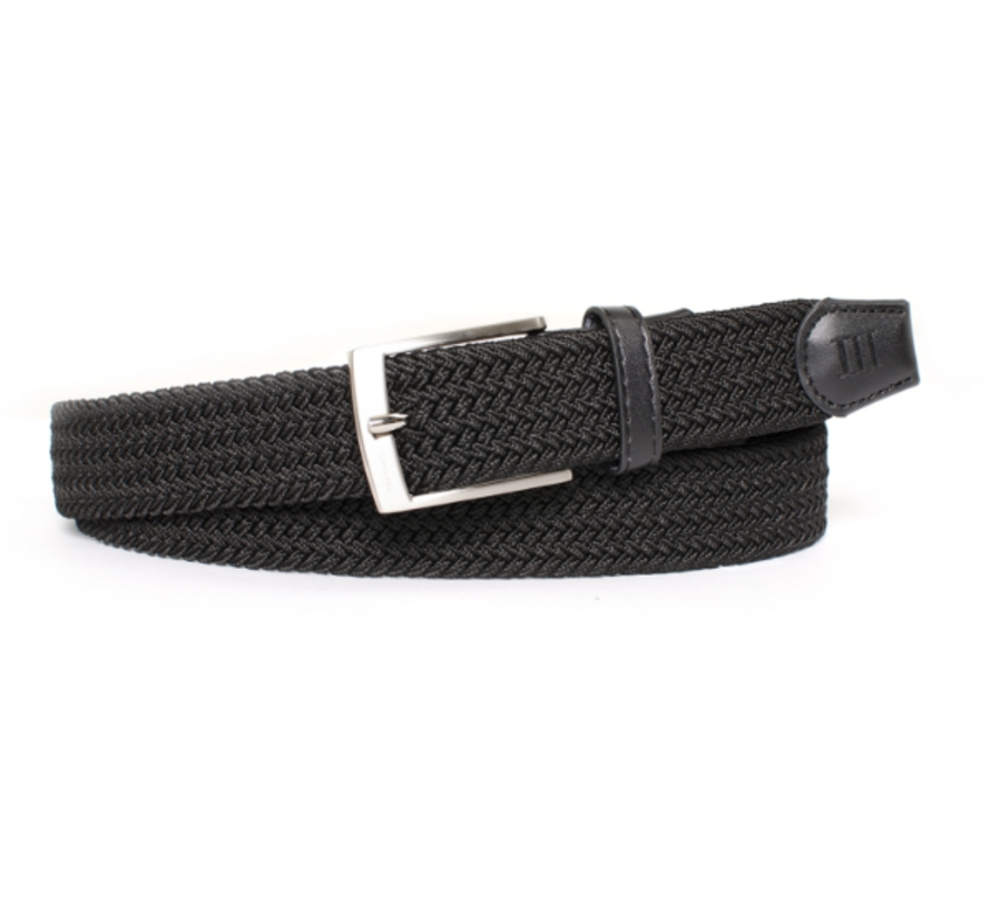 ERLING Braided belt Black (TRBEZZ007 - 300)