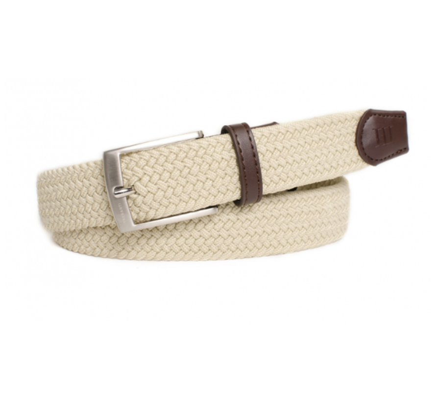 ERLING Braided belt Beige (TRBEZZ007 - 101)