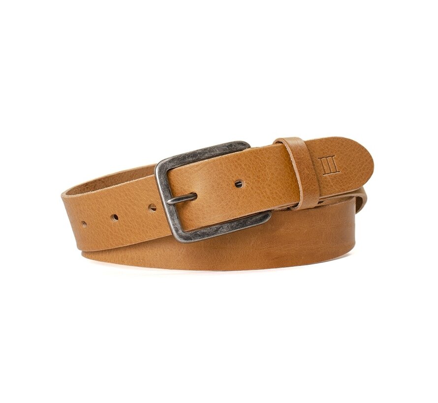 EBBY Lederen riem Camel (TRBEZZ001 - 404)