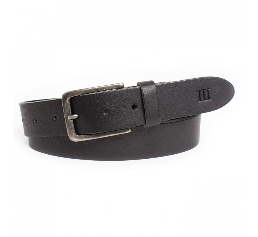 EBBY Lederen riem Black (TRBEZZ001 - 300)