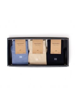 Tresanti ZOLA I Giftbox bamboo socks 3 pcs Navy (TRCOZZ002 - 803)