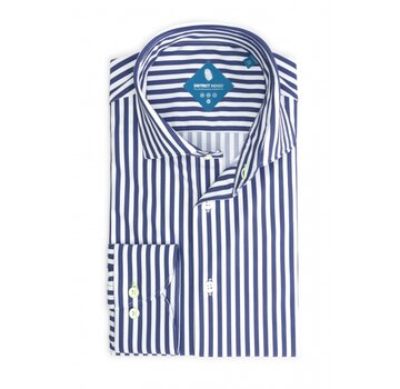 District Indigo District Indigo Overhemd Performance Streep Blue (7.21.025.766 - 110)