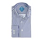 District Indigo Overhemd Performance Streep Blue (7.21.025.766 - 110)