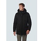 Jacket Long Fit Hooded Double Front Closure  Black (21630922 - 020)