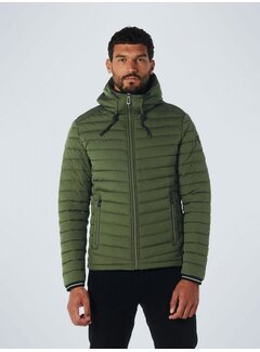 No Excess Jacket Hooded Short Fit Padded Dark Green (21630705SN - 052)