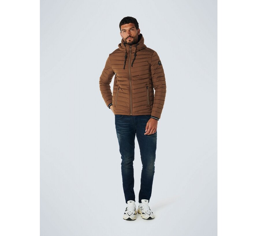 Jacket Hooded Short Fit Padded Camel (21630705SN - 140)