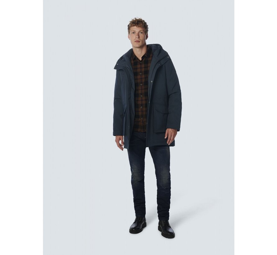 No Excess Jacket Long Fit Hooded Night (21630920 - 178)