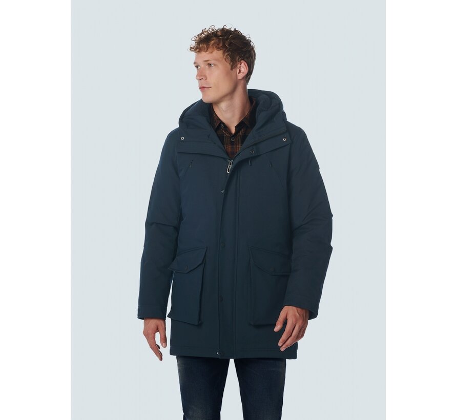 No Excess Jacket Long Fit Hooded Night (21630920 - 178)