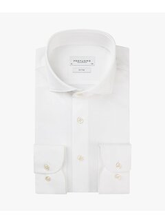 Profuomo Overhemd Humerto Single Jersey White (PP0H0A0063)