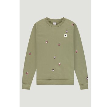 Kultivate Sweater SW Zircon Loden Forest (2301031001 - 670)