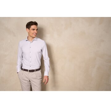 District Indigo Performance Overhemd Check Grey ( 7.32.027.731 - 326)