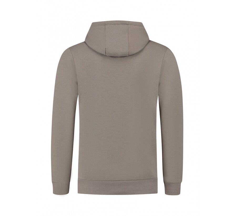 Dubbel Icon Logo Hoodie Taupe (23039308 - 53)