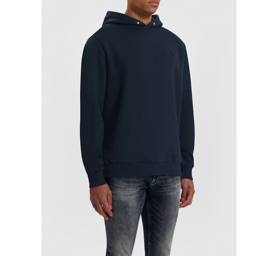 Embroidered PW Hoodie Navy (23030320 - 07)