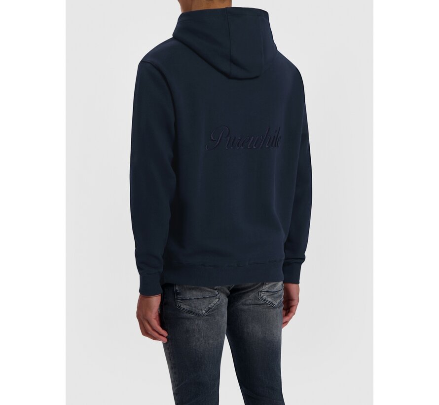 Embroidered PW Hoodie Navy (23030320 - 07)