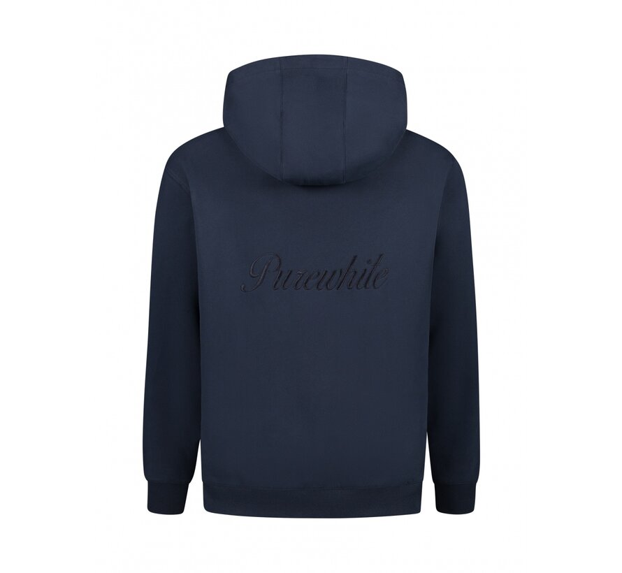 Embroidered PW Hoodie Navy (23030320 - 07)