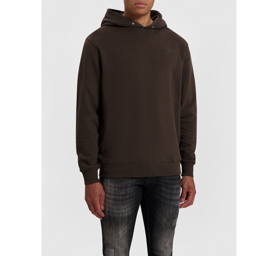Embroidered PW Hoodie Brown (23030320 - 49)