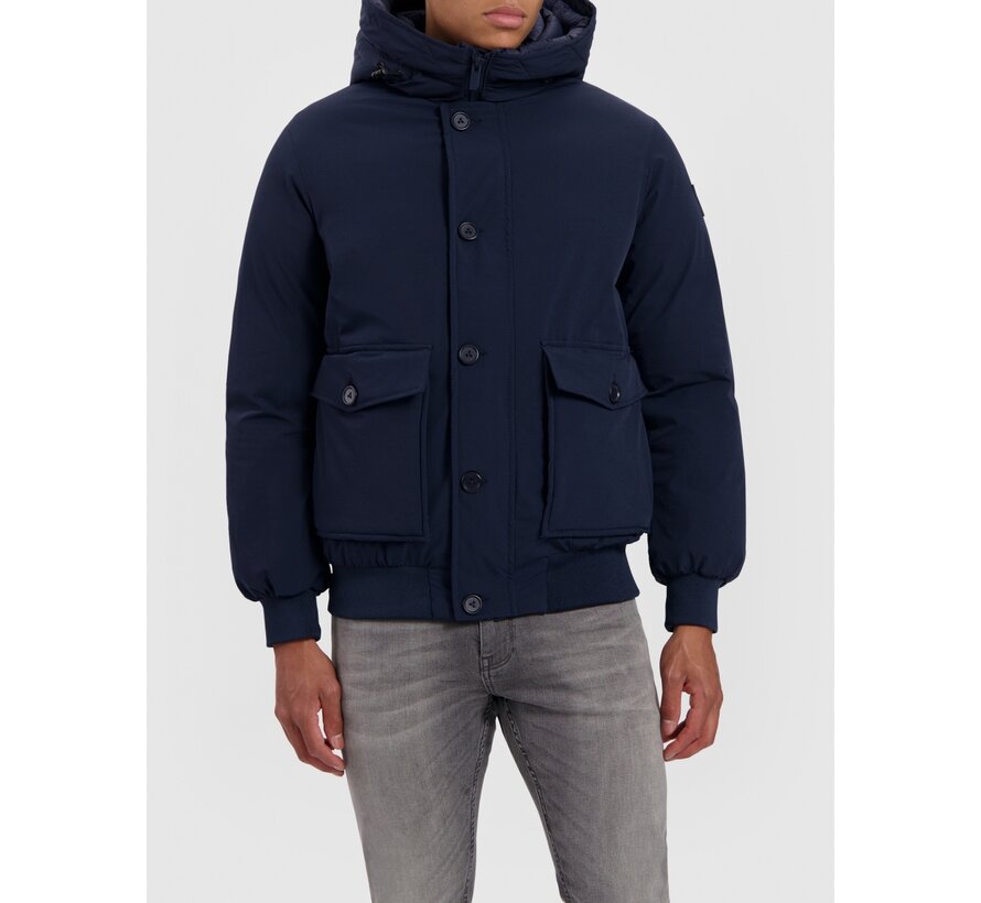 Padded Technical Jacket Navy (23030402 - 07)