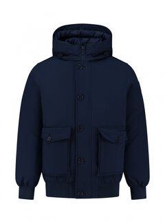 Pure Path Padded Technical Jacket Navy (23030402 - 07)