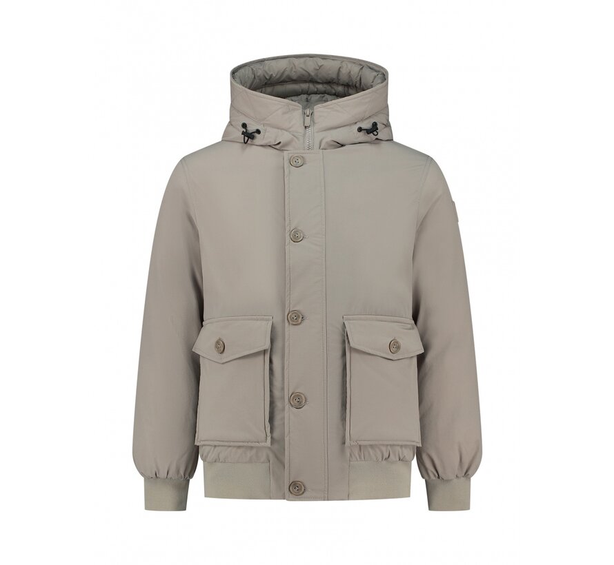 Padded Technical Jacket Taupe (23030402 - 53)
