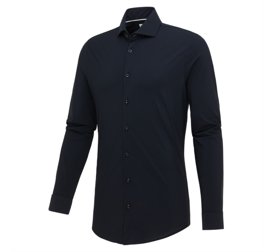 Overhemd Lounge jersey shirt NAVY (2191.22 - NAVY)