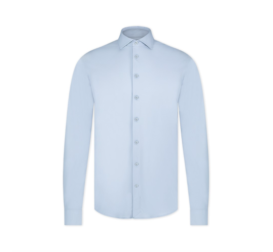 Overhemd Lounge jersey shirt BLUE (2191.22 - BLUE)