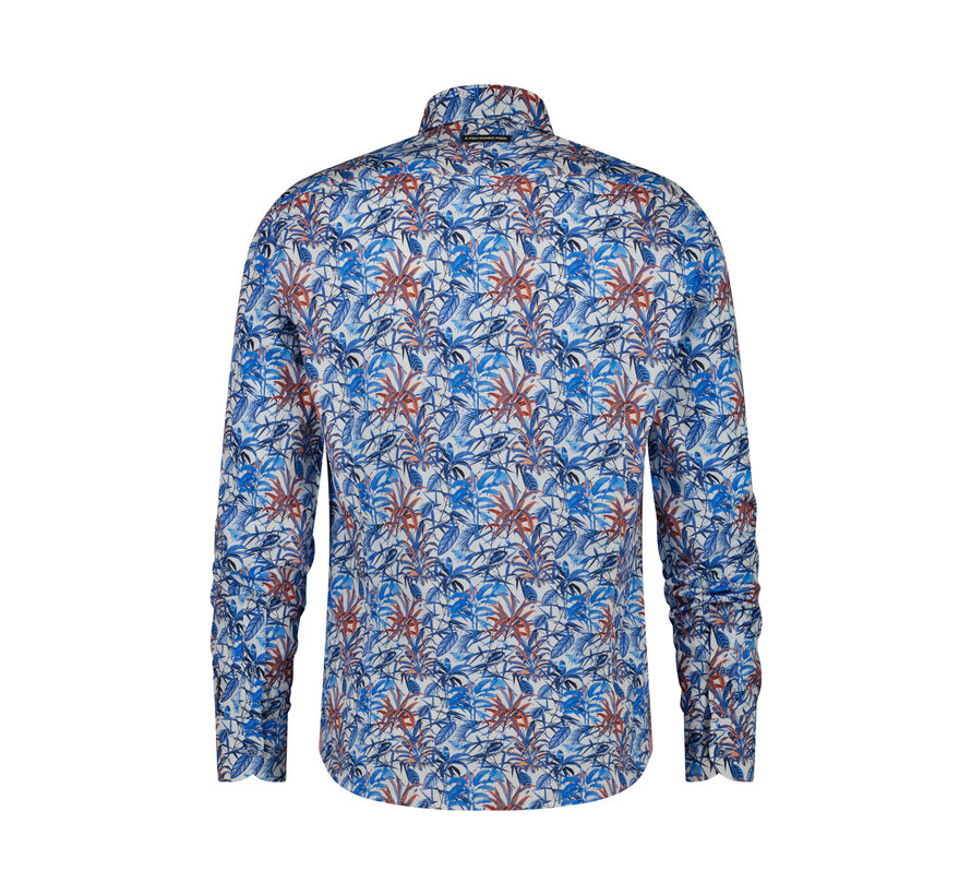 Shirt leafs Multicolor blue (28.003.071)