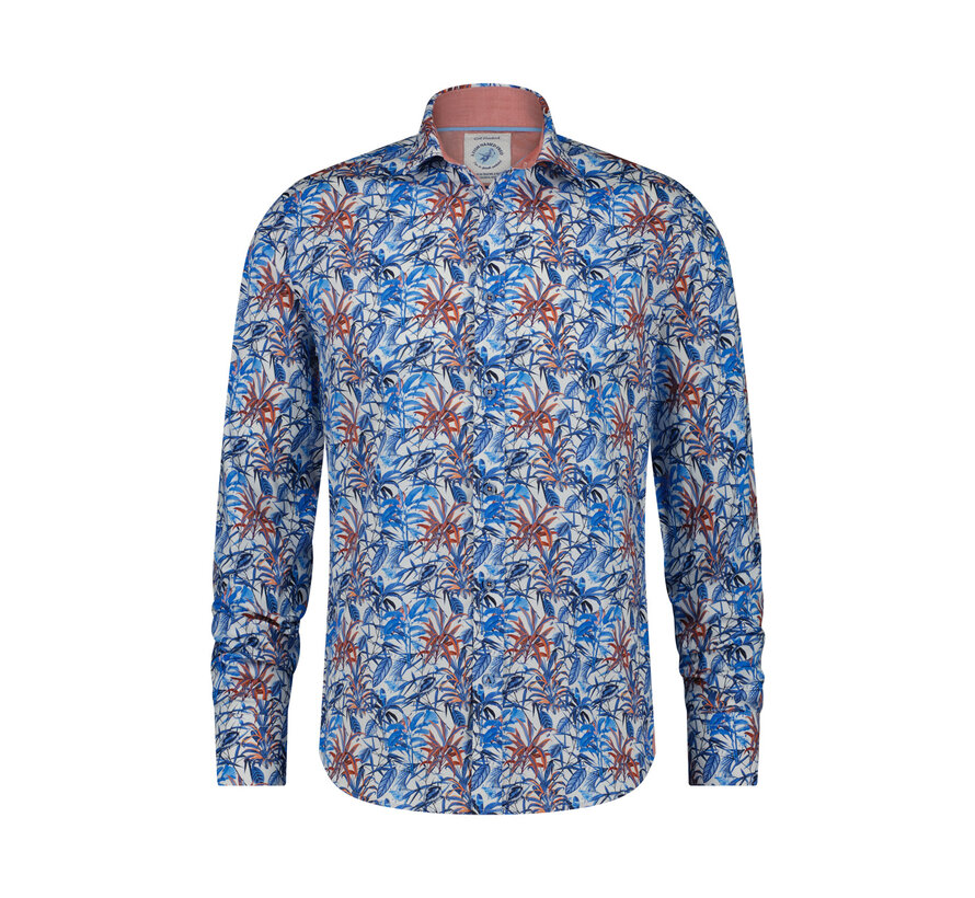 Shirt leafs Multicolor blue (28.003.071)