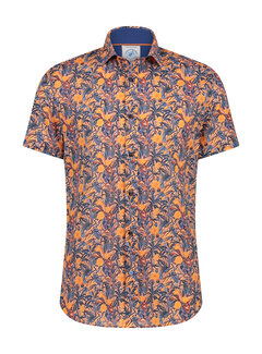 A Fish Named Fred Shirt SS leafs Multicolor Coral (28.053.076)