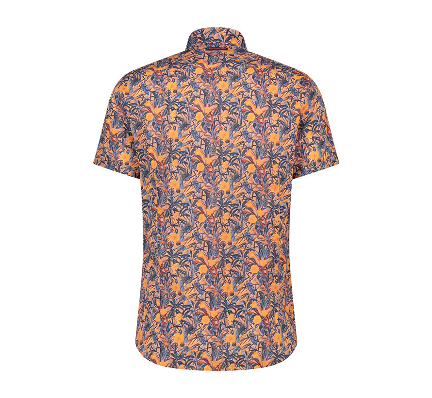 Shirt SS leafs Multicolor Coral (28.053.076)