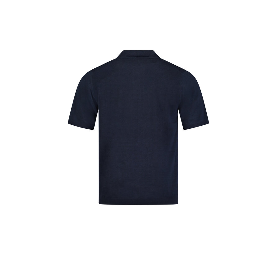 Knitted Polo Navy (091 02856 1190800 - A401)